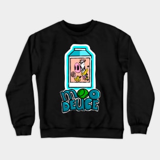 Moo Deuce Tennis Cute Cow Animal Lover Crewneck Sweatshirt